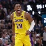 Los Angeles Lakers Rui Hachimura Records 103.6% Effective FG Percentage, 6th Highest in NBA History