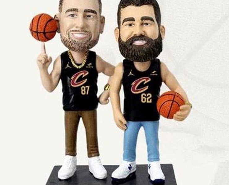 Travis Kelce Jason Kelce to be honored with bobblehead giveaway at Cavaliers-Celtics game