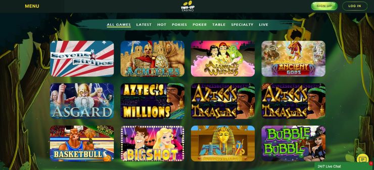 Two Up Casino Step 5 Play Games