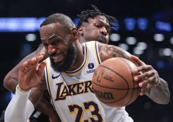 Los Angeles Lakers LeBron James joins Michael Jordan as only NBA players with multiple 40-point games after turning 39