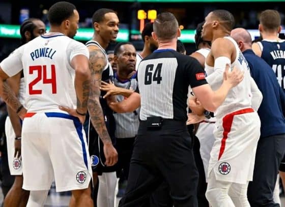 Clippers Russell Westbrook, PJ Washington Ejected in Mavericks Game 2 Win