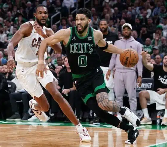 Boston Celtics Jayson Tatum Joins LeBron James as Only NBA Players to Lead Playoff Series in All Stats