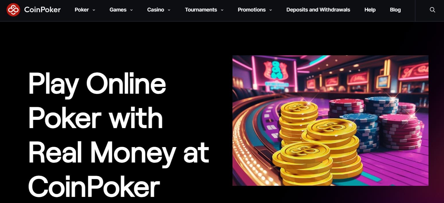 CoinPoker - a fast payout casino with a great selection of featured games