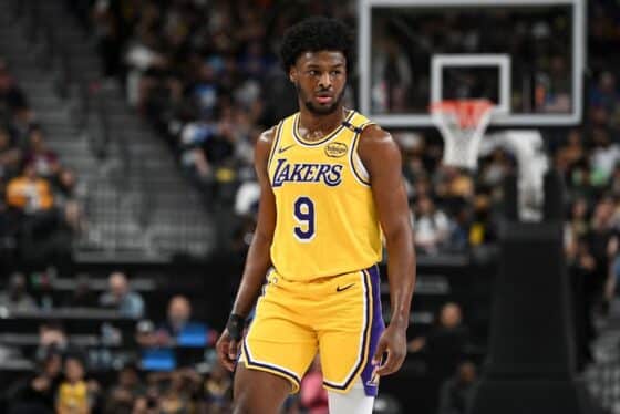 Bronny James Lakers pic