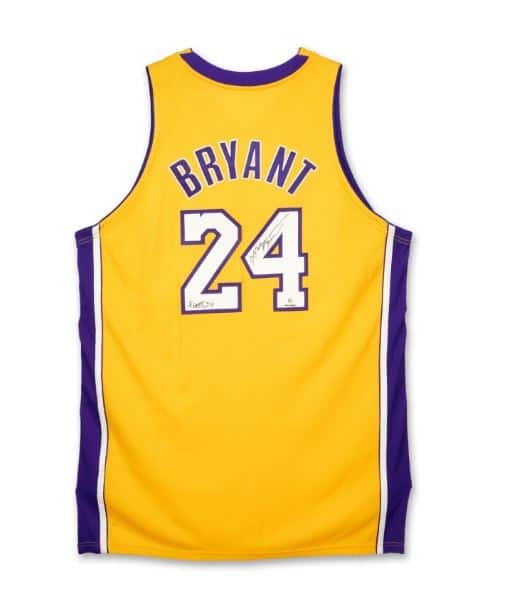 Kobe Bryant's First No. 24 Lakers Jersey Sells For $889K