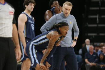 Ja Morant and Tuomas Isalo pic