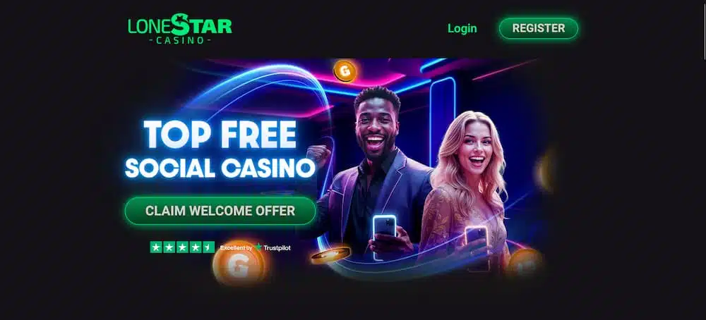 Lonestar - one of the most trusted Bitcoin sweepstakes casinos for US players