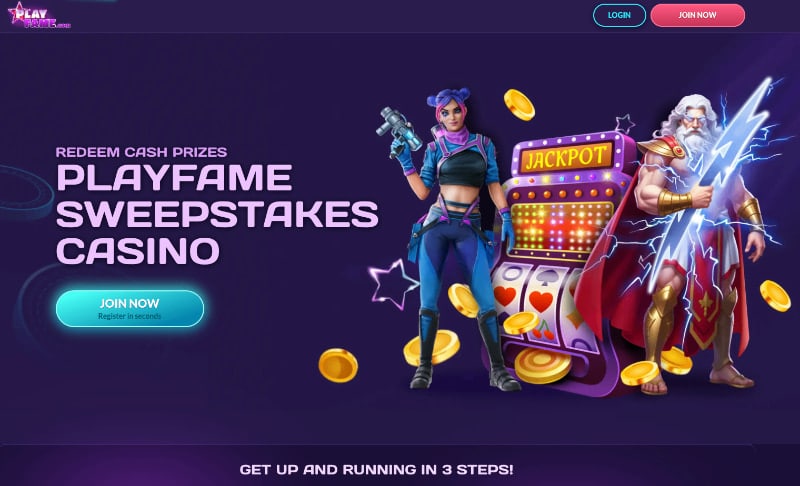 PlayFame sweepstakes bingo