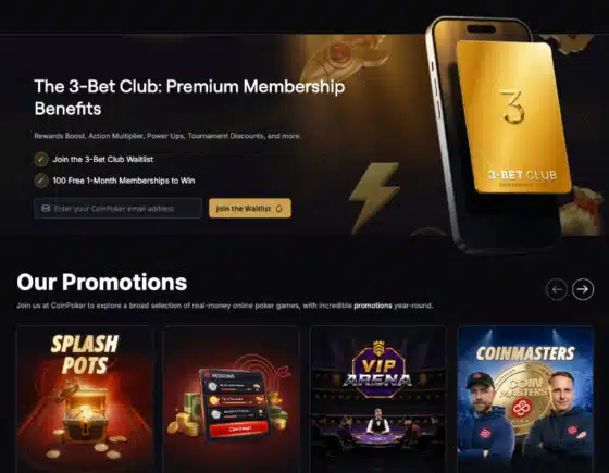 CoinPoker promotions page
