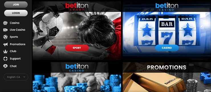 Betiton Sport landing page