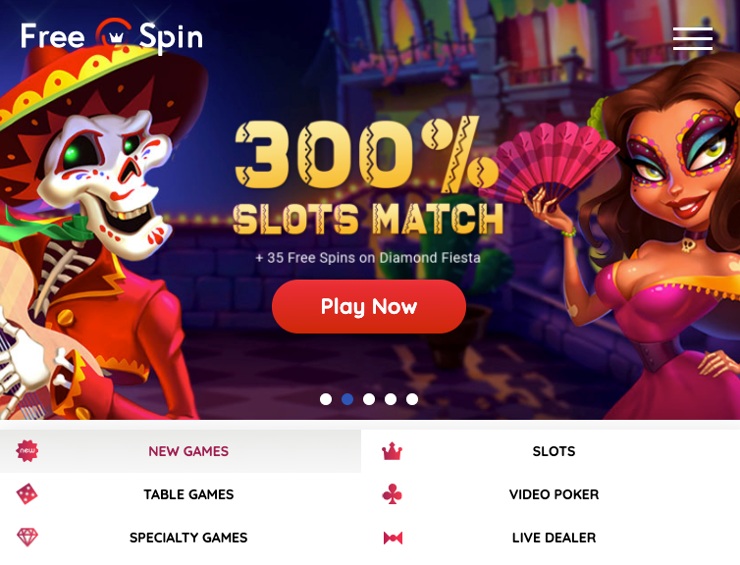Free Spin Online Casino Mobile Experience