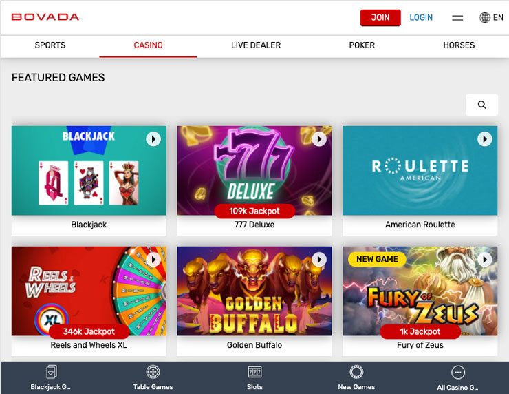 Bovada Casino Apps