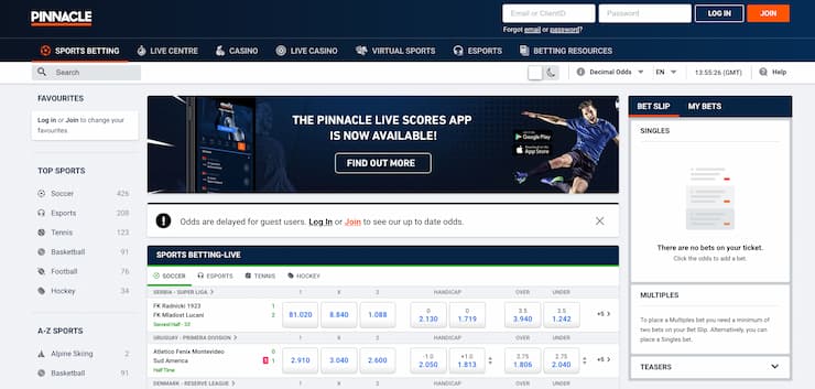 pinnacle sports betting review