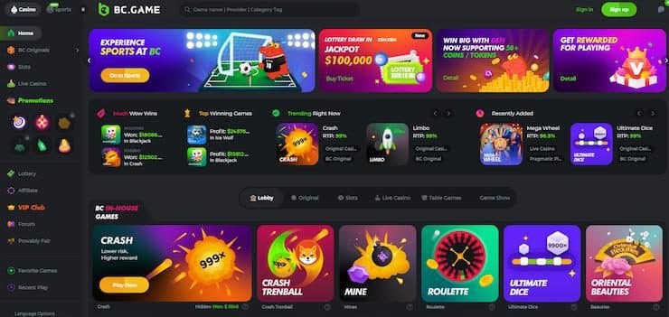 BC.Game - Top Crypto Casino South Africa has to Offer - Home Page.